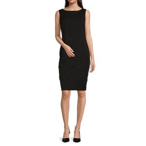 Calvin Klein Sheath Black/Back Gold Zipper